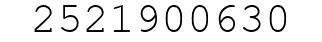 Number 2521900630.