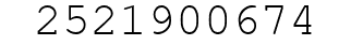 Number 2521900674.