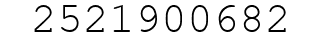 Number 2521900682.