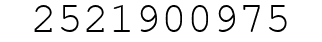 Number 2521900975.