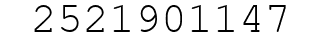 Number 2521901147.