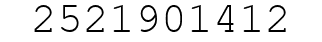 Number 2521901412.