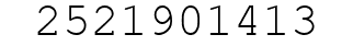 Number 2521901413.