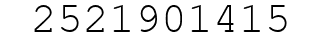 Number 2521901415.