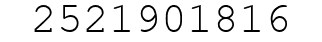 Number 2521901816.