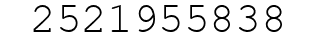 Number 2521955838.