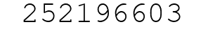 Number 252196603.