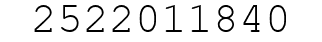 Number 2522011840.