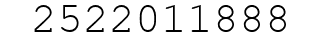 Number 2522011888.