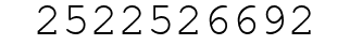 Number 2522526692.
