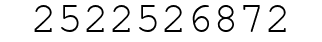 Number 2522526872.