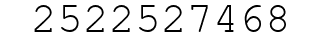 Number 2522527468.