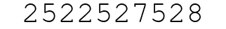 Number 2522527528.