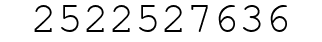 Number 2522527636.