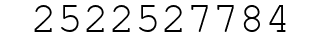 Number 2522527784.