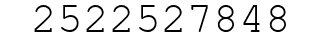 Number 2522527848.