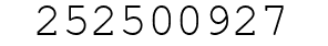 Number 252500927.