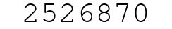 Number 2526870.