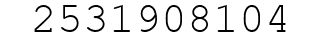 Number 2531908104.