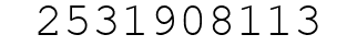 Number 2531908113.
