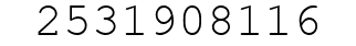 Number 2531908116.
