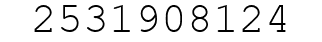 Number 2531908124.