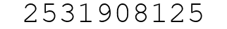 Number 2531908125.