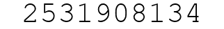 Number 2531908134.