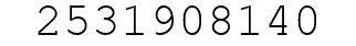 Number 2531908140.