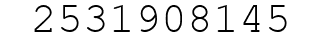 Number 2531908145.