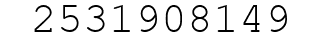 Number 2531908149.