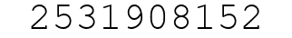 Number 2531908152.