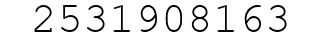 Number 2531908163.