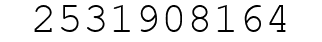 Number 2531908164.