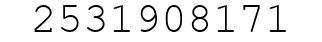 Number 2531908171.