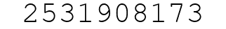 Number 2531908173.