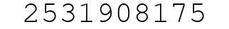 Number 2531908175.