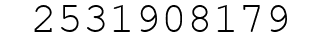 Number 2531908179.