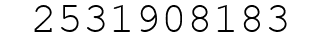 Number 2531908183.