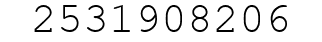 Number 2531908206.