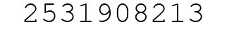Number 2531908213.