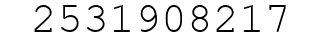 Number 2531908217.