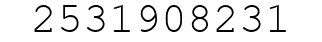 Number 2531908231.
