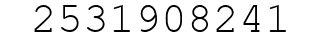 Number 2531908241.
