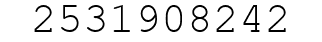 Number 2531908242.