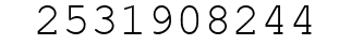 Number 2531908244.
