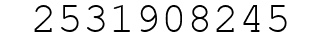 Number 2531908245.