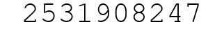 Number 2531908247.