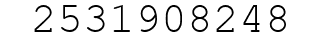 Number 2531908248.