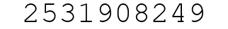 Number 2531908249.
